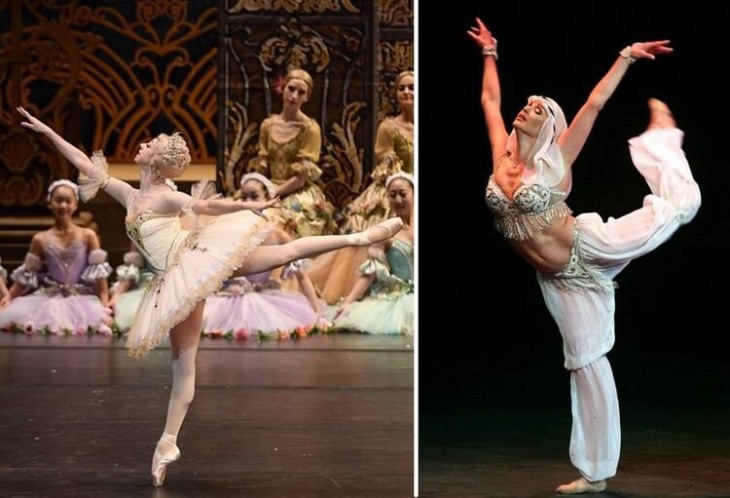 Обыкновенный фрик! Анастасия Волочкова в сравнении с другими балеринами