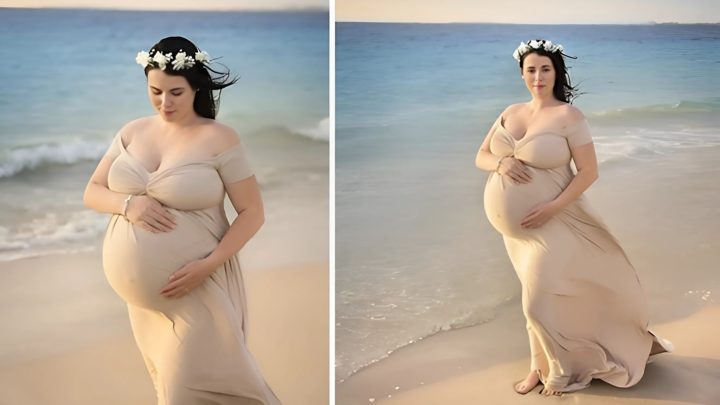 Diese schwangere Frau wollte nur Fotos am Strand machen. Wer hätte erwartet, dass sie…