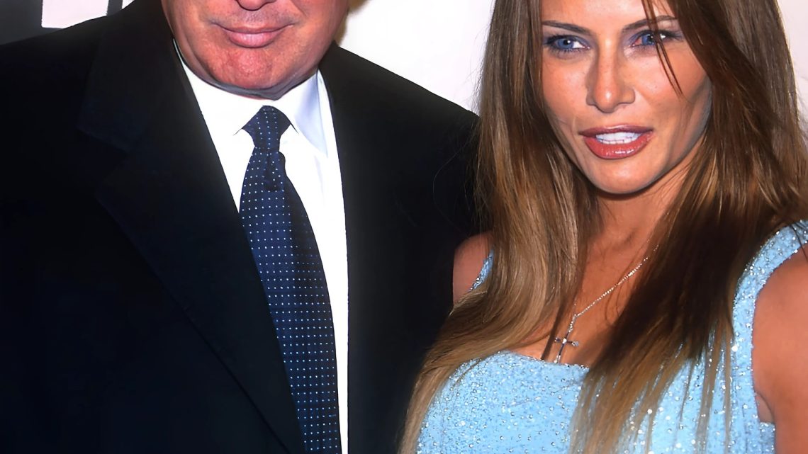 Umwerfende Melania Trump. Schauen Sie sich nur ihren unglaublichen Hochzeitslook an!