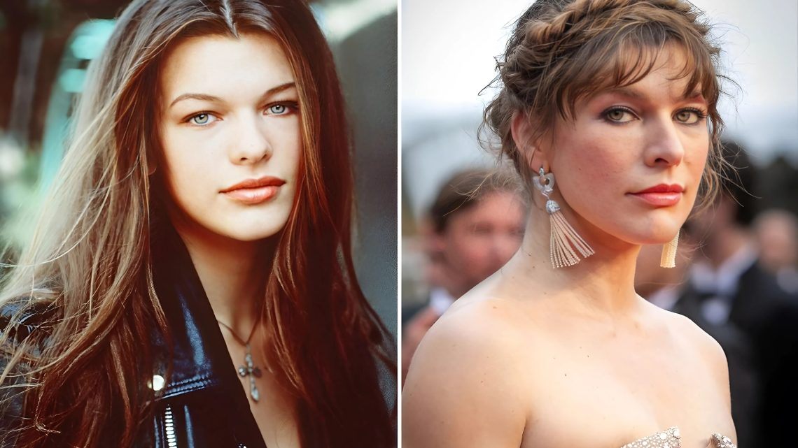 Schönheit, die in der genetischen Linie weitergegeben wird. Milla Jovovich zeigte ein Foto von ihrer Mutter und ihren Töchtern Schönheit, die in der genetischen Linie weitergegeben wird. Milla Jovovich zeigte ein Foto von ihrer Mutter und ihren Töchtern