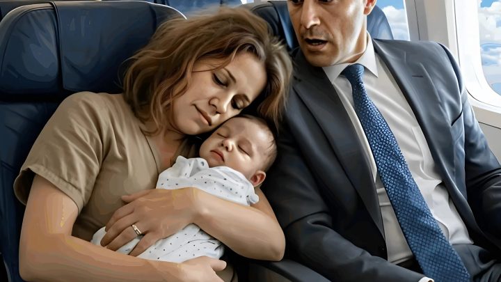 😮 Ich bin auf der Schulter eines Fremden im Flugzeug eingeschlafen… und was er danach tat, hat mein Leben für immer verändert.