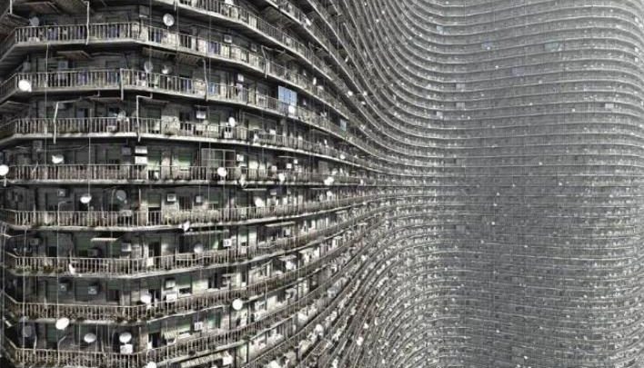 Ein erstaunlicher Wohnkomplex in China, in dem mehr als 30.000 Menschen leben. Das ist wirklich beeindruckend!