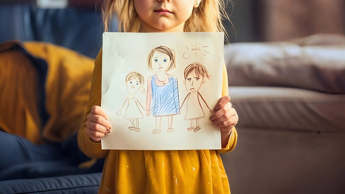 Meine fünfjährige Tochter begann, ein Familienporträt zu malen, und darauf war das Gesicht ihres Vaters nicht zu sehen. Meine fünfjährige Tochter begann, ein Familienporträt zu malen, und darauf war das Gesicht ihres Vaters nicht zu sehen.