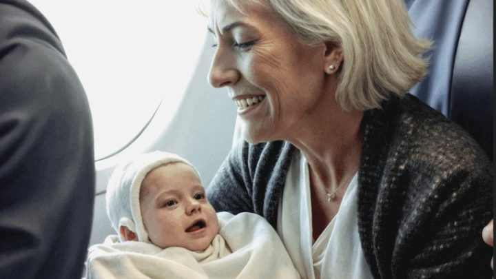 Ein Mann hat mich aus meinem Sitzplatz im Flugzeug vertrieben, weil meine Nichte geweint hat.