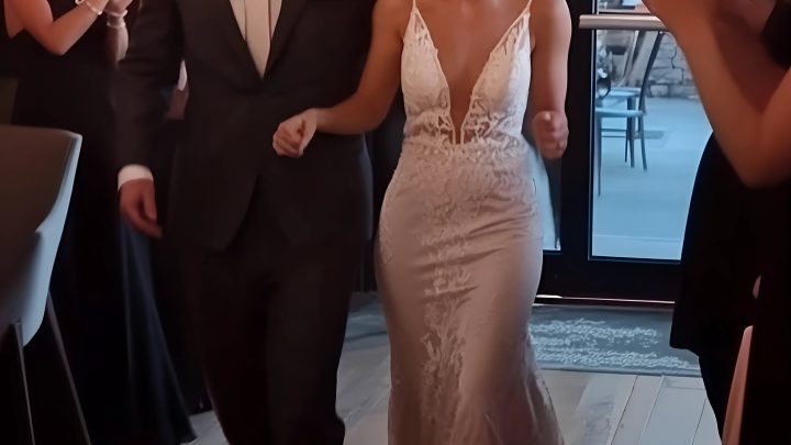 Als Kellnerin bei einer teuren Hochzeit erstarrte ich, als ich meinen Mann als Bräutigam sah.