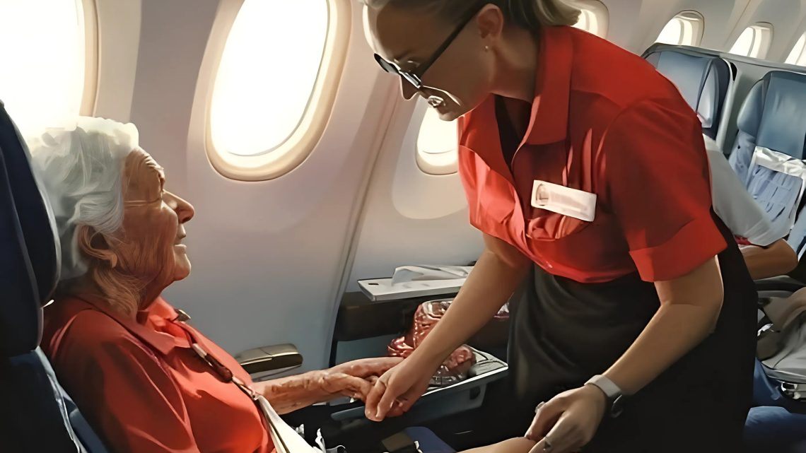 Eine Stewardess rettete einer 62-jährigen Frau in der Business Class das Leben – zwei Jahre später erhielt sie von ihr ein Weihnachtsgeschenk als Dankeschön.