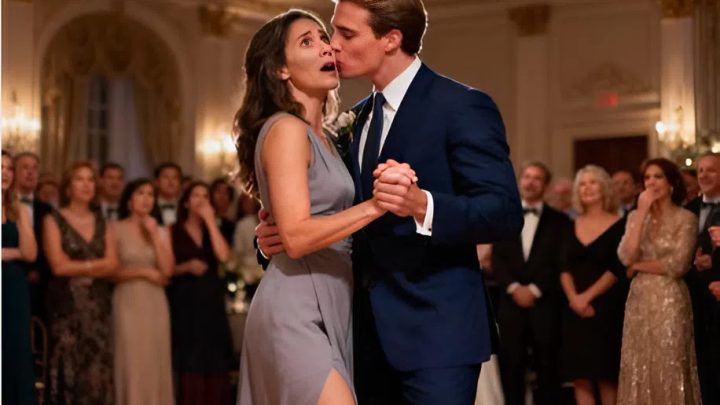 Eine alleinerziehende Mutter saß traurig allein auf einer Hochzeit, alle lachten sie aus – bis ein junger Millionär zu ihr kam und sagte: „Könntest du so tun, als wärst du meine Frau und mit mir tanzen?“