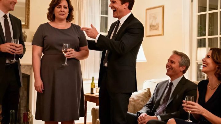 Mein Mann verspottete mich und bezeichnete mich vor seinen Gästen als „fette, parasitäre Sau“, um Eindruck zu schinden. Ich schwieg – aber später tat ich etwas, das ihn schockierte und demütigte…