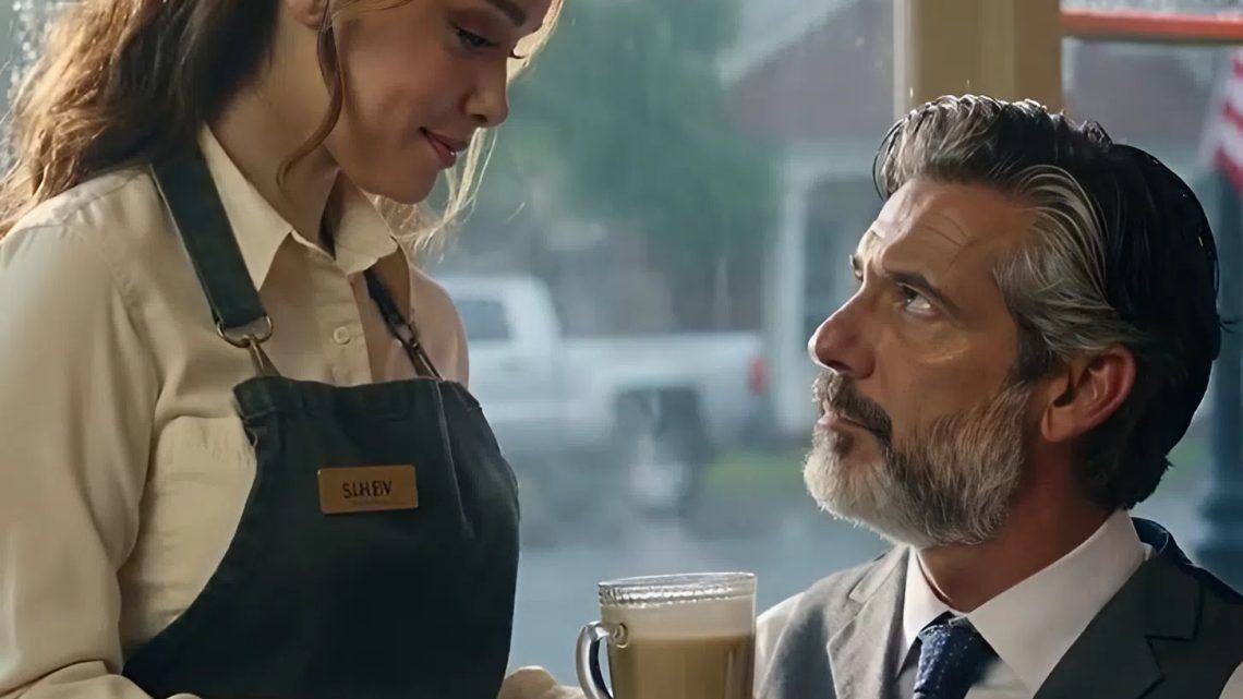 Die freundliche Kellnerin bezahlte den Kaffee des alten Mannes, ohne zu ahnen, wer er war.