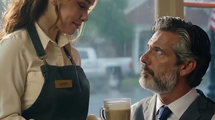 Die freundliche Kellnerin bezahlte den Kaffee des alten Mannes, ohne zu ahnen, wer er war.