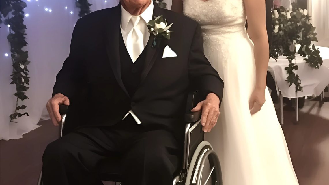 Die Braut möchte nicht, dass ihr Vater im Rollstuhl sie zum Altar führt, bevor sie ihn im Fernsehen gesehen hat.