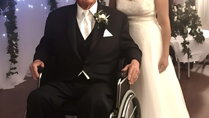 Die Braut möchte nicht, dass ihr Vater im Rollstuhl sie zum Altar führt, bevor sie ihn im Fernsehen gesehen hat.