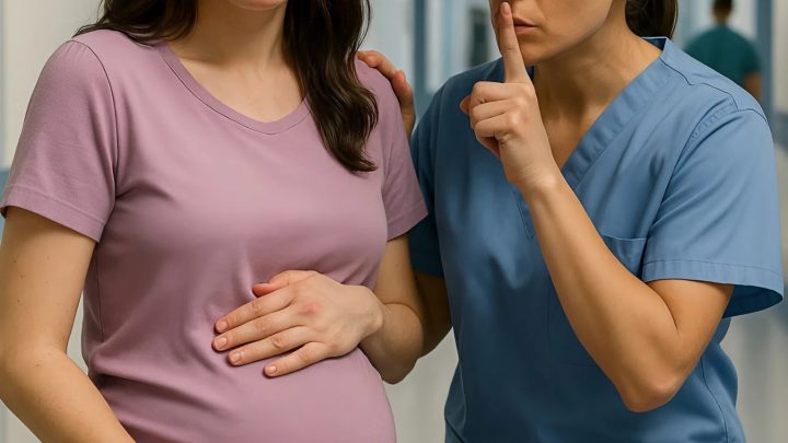 Meine Schwiegermutter bestand darauf, mich zur Schwangerschaftsvorsorgeuntersuchung zu begleiten. Als sie ging, um ans Telefon zu gehen, beugte sich die Krankenschwester zu mir und flüsterte: „Geh sofort weg. Lass dich nicht von ihnen nach Hause bringen.“