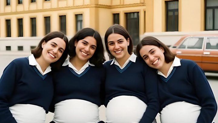 Im Jahr 1991 schockierten vier Teenager-Mädchen aus derselben Mittelschulklasse die gesamte Gemeinde, als nacheinander bekannt wurde, dass sie schwanger waren.