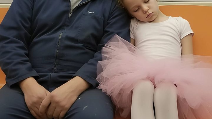 Ein Fremder hat mich und meine Tochter in der U-Bahn fotografiert – am nächsten Tag klopfte er an meine Tür und sagte: „Pack die Sachen deiner Tochter.“