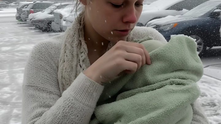 Ich gab meine Jacke einer frierenden, hungrigen Mutter und ihrem Baby – eine Woche später klopften zwei Männer in Anzügen an meine Tür und sagten: „Damit kommen Sie nicht durch.“