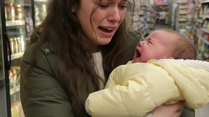 Ich habe einer jungen Mutter mit ihrem Baby in einem Lebensmittelgeschäft geholfen – drei Tage später stand ein großer schwarzer SUV direkt vor meinem Haus.