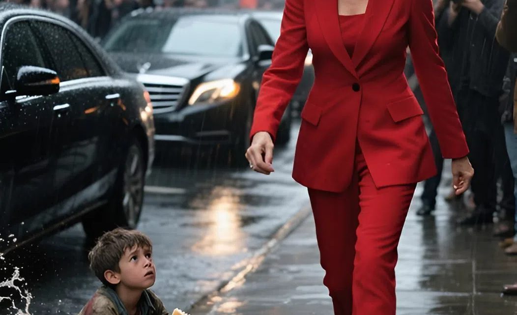 Eine mächtige Frau schüttete schmutziges Wasser über einen obdachlosen Jungen – doch als sie ein rotes Muttermal auf seiner Hand sah, veränderte sich ihre Welt.