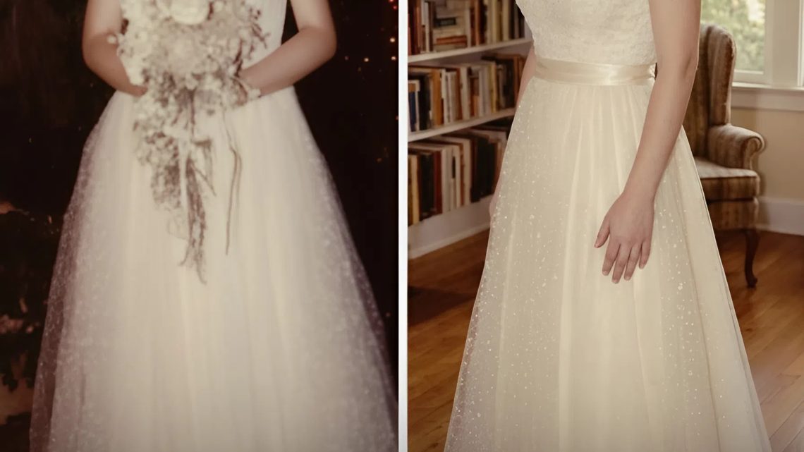 Meine Stiefmutter hat das Hochzeitskleid meiner verstorbenen Mutter weggeworfen – die Reaktion meines Vaters hat sie sofort davon abgehalten.