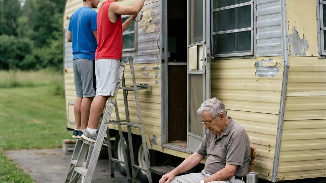 Die Jungen, die einem „armen alten Mann“ halfen – und entdeckten, dass er jemand war, der weitaus bedeutender war, als sie sich jemals hätten vorstellen können