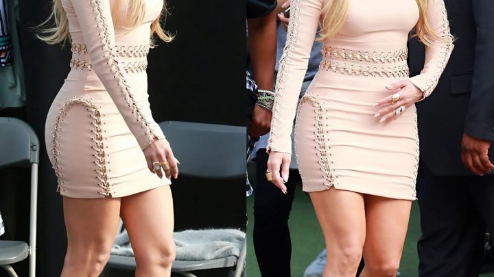 Eine Figur zum Umfallen: Jennifer Lopez provozierte ihre Follower mit ihrem durchtrainierten Körper in einem stylischen Body.