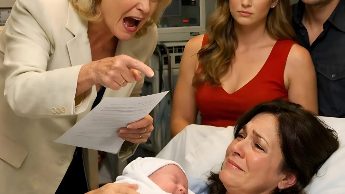 Sie hat gerade entbunden – ihre Schwiegermutter hat ihr die Scheidungspapiere überreicht, ohne zu wissen, dass sie eine heimliche Milliardärin ist!