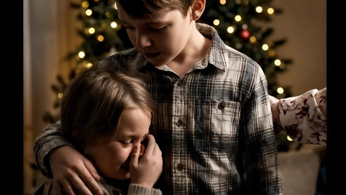 In der Weihnachtsnacht starrte meine Schwiegermutter meine sechsjährige Tochter an und sagte kalt: