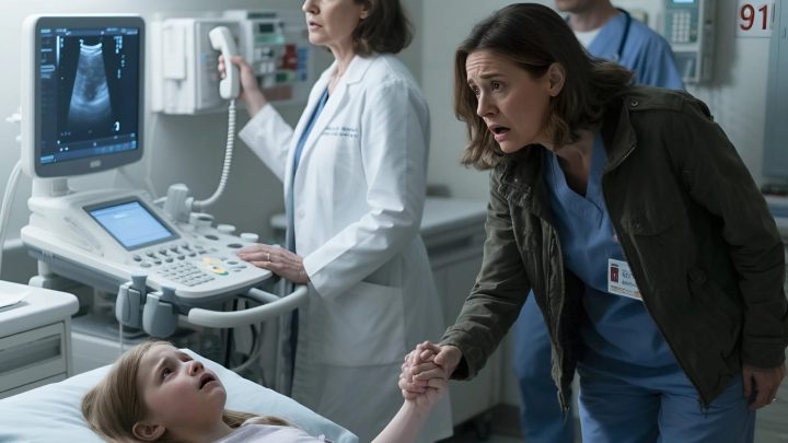 Ein kleines Mädchen kehrt mit starken Bauchschmerzen von einem Wochenende zurück – was der Arzt auf dem Ultraschallbild sah, veränderte alles.