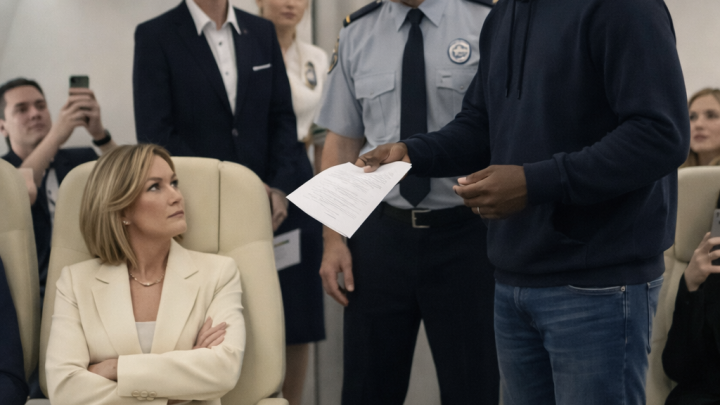 Die Frau setzte sich in der ersten Klasse auf seinen Platz – sie erstarrte, als sie erfuhr, dass er der Eigentümer dieser Fluggesellschaft war.