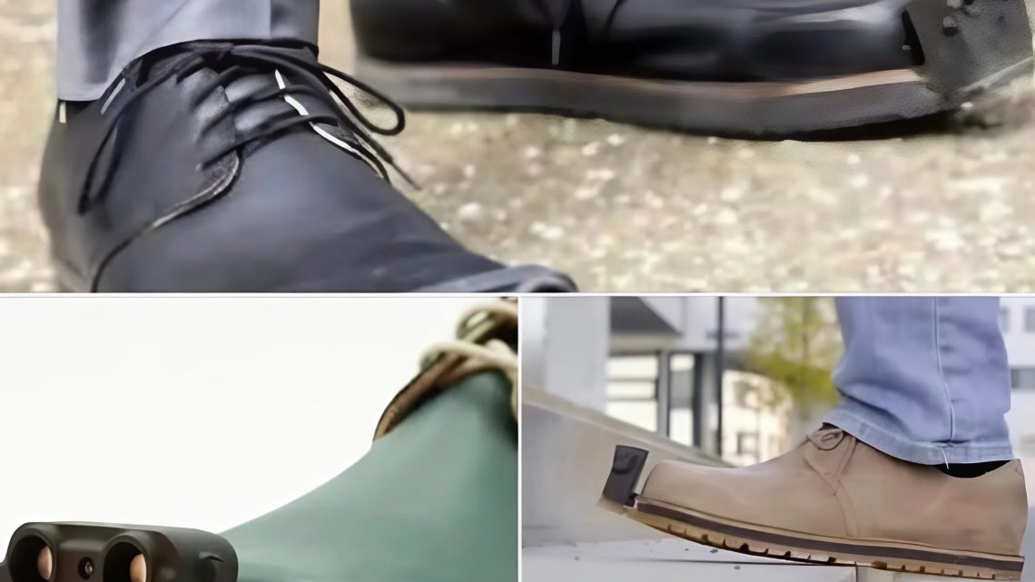 Innovative Schuhe helfen Blinden, Hindernissen auszuweichen