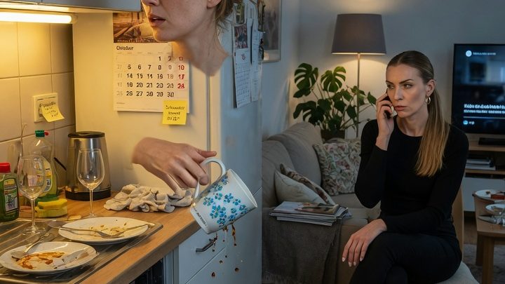 Ich hörte mit an, wie die Schwester meines Mannes schmiedete, mir meine Wohnung wegzunehmen – und in dieser Nacht begriff ich, dass sie mich längst aus meinem eigenen Zuhause drängen wollten