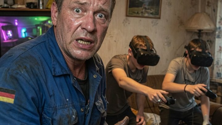 Er dachte, er sei der einzige Versorger der Familie – bis er es sah… 💔