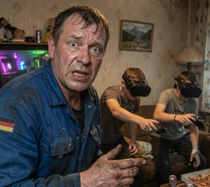 Er dachte, er sei der einzige Versorger der Familie – bis er es sah… 💔