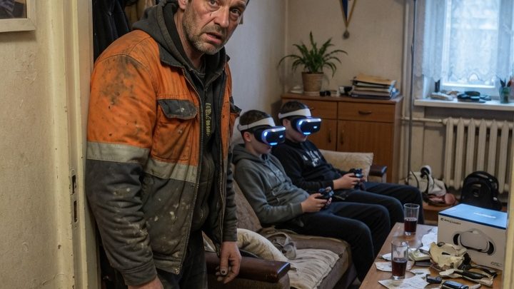 Er glaubte, er sei der einzige Ernährer dieser Familie – bis ein einziger Blick in sein eigenes Wohnzimmer ihm das Herz zerriss… 💔