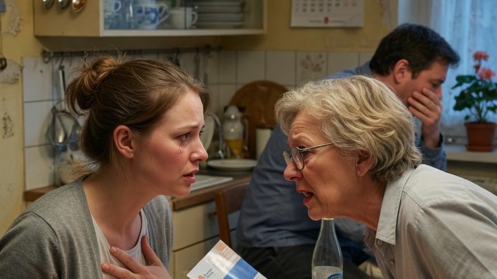 „Mama, mein Kind braucht deinen Sohn nicht!“ — schrie ich, als meine Schwiegermutter einen DNA-Test verlangte, und sie erstarrte, als der Befund zeigte, dass nicht ich, sondern sie selbst nicht die Mutter ihres Sohnes war