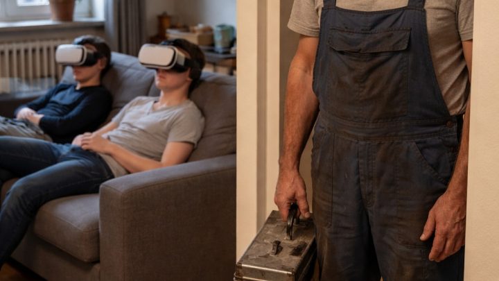 Er glaubte, dass nur er diese Familie ernährte – bis ein einziger Blick in sein Wohnzimmer ihm das Herz zerriss… 💔