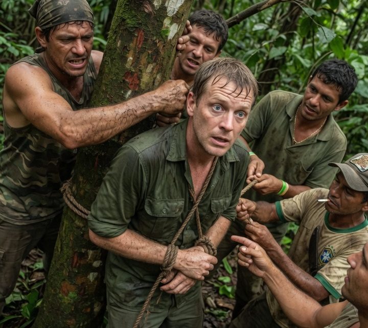 Ein Jaguar fand den Mann, den Wilderer tief im Herzen des Dschungels an einen Baum gefesselt und hilflos zurückgelassen hatten — doch was das Raubtier dann tat, ließ ihn fassungslos erstarren