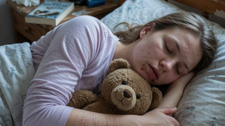 Ein erschütternder Moment: Wie ein harmloses Foto meiner schlafenden Tochter mir die Augen für ihr heimliches Leid öffnete