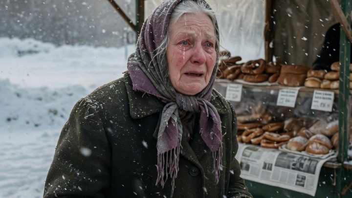 „Bitte, Liebling… nur ein Viertel Brot“ – Wie eine einstige Lehrerin in bitterer Not um ein Stück Brot kämpfte und die Vergangenheit unerwartet zurückkehrte