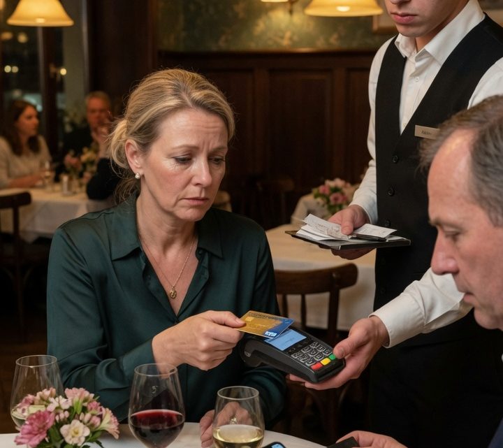 Bei meinem 50-jährigen Begleiter wurde im Restaurant die Zahlung abgelehnt. Ich machte keine Szene und bezahlte die Rechnung selbst — doch schon am nächsten Tag bewies seine Reaktion, dass ich genau richtig gehandelt hatte