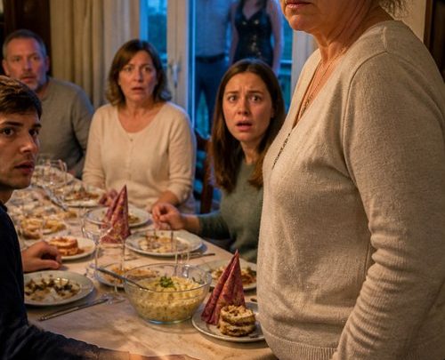 Mein Mann und die Mutter unseres Schwiegersohns gingen auf den Balkon, angeblich nur „eine rauchen“ — ich verriegelte leise die Tür, stellte die Musik ab, und wenige Augenblicke später hörte die ganze Festtafel jedes einzelne Wort ihres widerlichen Gesprächs