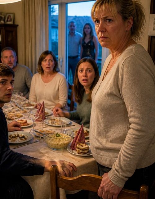 Mein Mann und die Mutter unseres Schwiegersohns gingen auf den Balkon, angeblich nur „eine rauchen“ — ich verriegelte leise die Tür, stellte die Musik ab, und wenige Augenblicke später hörte die ganze Festtafel jedes einzelne Wort ihres widerlichen Gesprächs