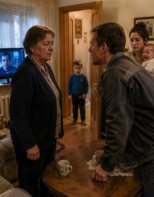 „Mama, lass uns die Wohnungen tauschen: Du hast zwei Zimmer ganz für dich, wir vier stecken in einem einzigen Wohnheimzimmer fest — dir reicht doch ein Raum, während wir kaum noch atmen können“
