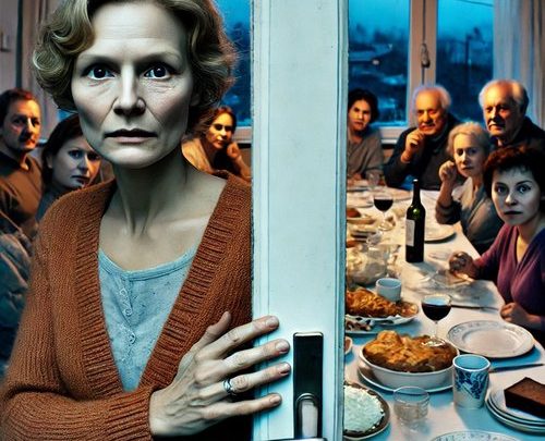 Mein Mann ging mit der Mutter meines Schwiegersohns auf den Balkon, angeblich nur, um „eine zu rauchen“. Ich verriegelte leise die Tür — und eine Minute später hörte der ganze Geburtstagstisch jedes Wort ihres schmutzigen Gesprächs