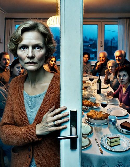 Mein Mann ging mit der Mutter meines Schwiegersohns auf den Balkon, angeblich nur, um „eine zu rauchen“. Ich verriegelte leise die Tür — und eine Minute später hörte der ganze Geburtstagstisch jedes Wort ihres schmutzigen Gesprächs