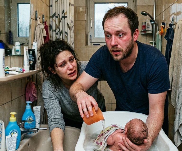 Unsere Tragemutter brachte unser Baby zur Welt — doch als mein Mann unsere Tochter zum ersten Mal badete, schrie er plötzlich: „Wir können dieses Kind nicht behalten!“