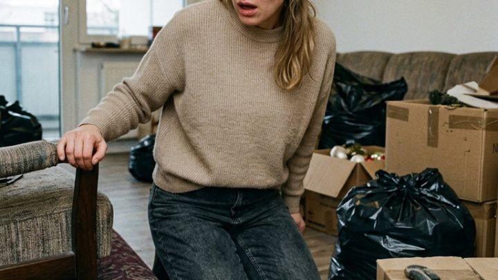 Beim Ausräumen der Abstellkammer fand ich den zusammengerollten Teppich, den mein Ex-Mann nach der Scheidung zurückgelassen hatte — doch als ich ihn ausbreitete, blieb mir vor Entsetzen die Luft weg