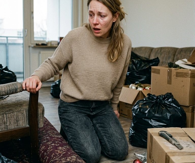 Beim Ausräumen der Abstellkammer fand ich den zusammengerollten Teppich, den mein Ex-Mann nach der Scheidung zurückgelassen hatte — doch als ich ihn ausbreitete, blieb mir vor Entsetzen die Luft weg