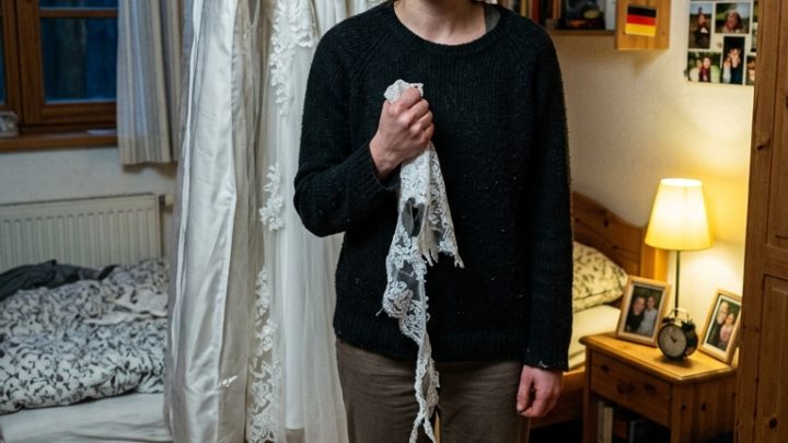 Am Abend vor meiner Hochzeit zerschnitten meine Eltern mein Brautkleid, doch ich betrat die Kirche in der Offiziersuniform der Deutschen Marine – und erst da begriffen sie, wen sie zu brechen versucht hatten