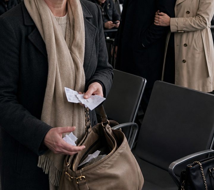 Mein Mann zerriss vor allen Leuten meine Bordkarte und sagte, ich würde nirgendwohin mitfliegen — doch als sein Flugzeug in Genf landete, wartete dort nicht der Empfang, von dem er geträumt hatte